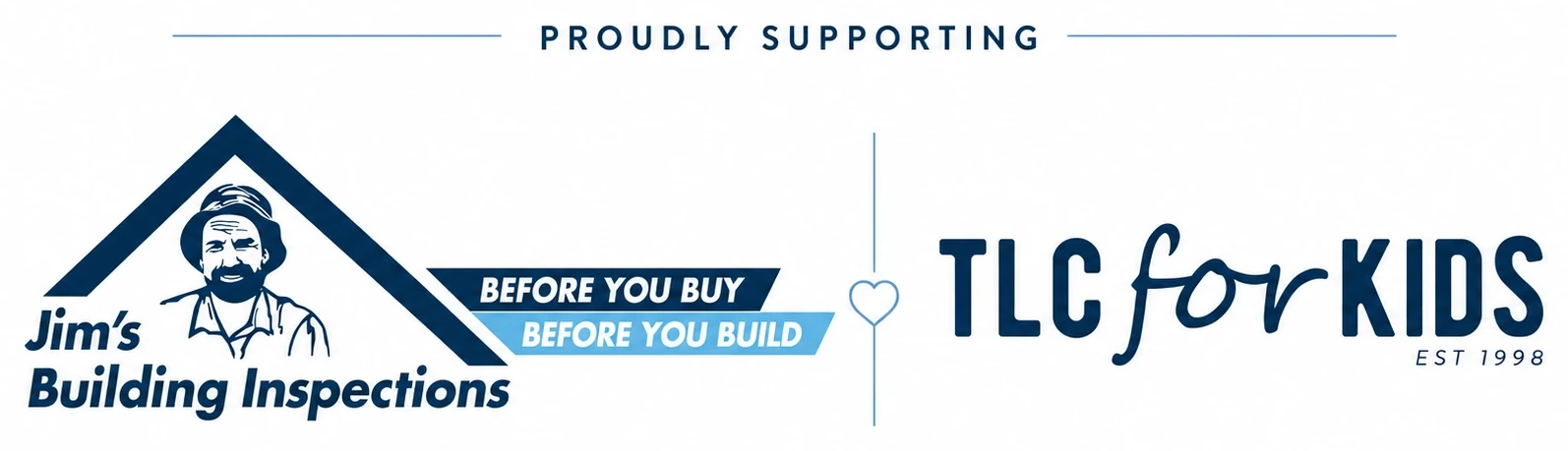 Jim's Building Inspections proudly supporting TLC for Kids